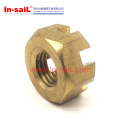 DIN935 Hexagon Slotted Castle Nuts com linha grossa métrica